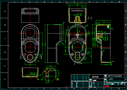 ug產品設計&mdash;&mdash;工程圖